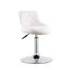 Lu Zi Furniture Factory Direct sales, direct sales bar stools, leather bar stools, cash register high stools, bar stools, front desk bar chairs, orange inside and white outside, high style details Picture